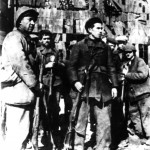 Бійці робітничого батальйону. Харків. 1941