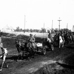 Червоноармійці на марші. Донбас. 1941