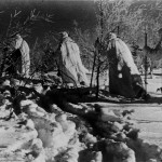 Радянські бійці під час розвідки. Зимова війна. 1940