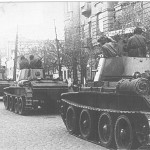 Радянські танки на вулицях Львова. 1939