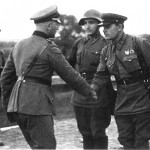 Зустріч німецьких та радянських офіцерів у Польщі. Вересень 1939