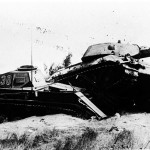 Знищений німецький танк. 02.08.1941